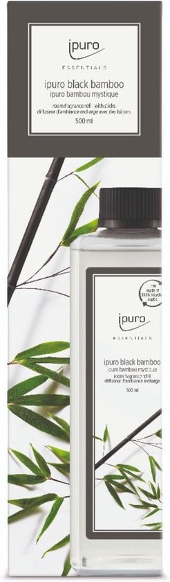 Ipuro Black Bamboo Geurstokjes 100 ml