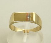 Tricolor diamanten ring