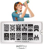 MoYou London Stempelplaat - Nail Art Stamping  Kaleidoscope 08