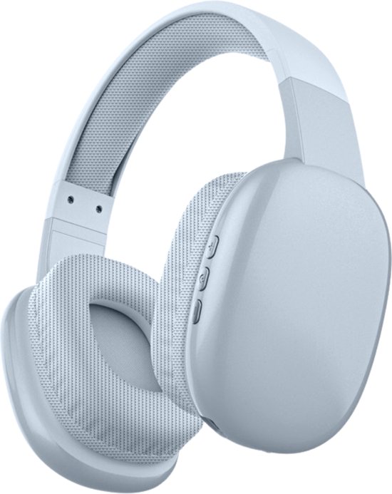 TechU™ Draadloze Koptelefoon Bluetooth 5.0 – Game Headset – Hoofdtelefoon voor Muziek, Podcast & Gamen – Zilver