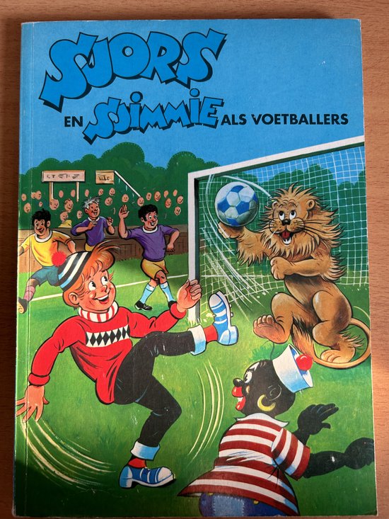 Sjors en Sjimmie als voetballers uit 1971