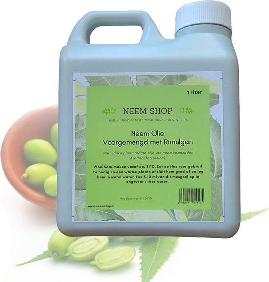 Neemshop.nl Neemolie voor planten - Met emulgator - 1 liter | bol