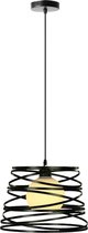 TooLight APP201-1CP Hanglamp - E27 - Ø 24 cm - Zwart