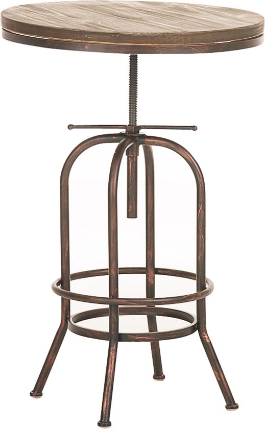 Standing table bistro table aluminum cocktail table bar table height adjustable 74cm or 114cm 60cm
