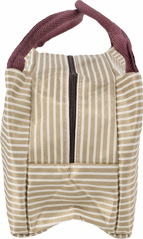Koeltas - Beige/Wit - Lunchtas - Polyester / Nylon - 23x15x20 cm - Fashion Favorite van KOEL — afbeelding 2