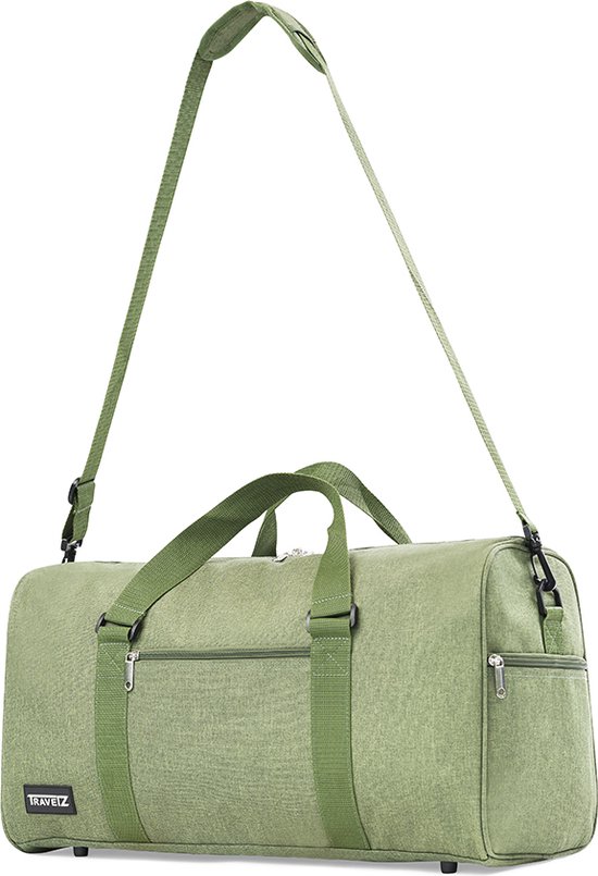 TravelZ Reistas Basics 36 liter - Compacte weekendtas 53 x 28 x 24cm - Handbagage reistas - Groen