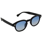 Zonnebrillen Dames Ovaal -  Zwart/Blauw
