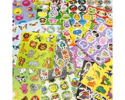 Stickerpakket Plakpret - 21 stickervellen - Stickers - Genderneutraal- Knutselen- Kinderen