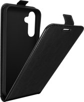 Case geschikt voor Samsung A54 5G Magnetische Verticale Flip Kaarthouder zwart