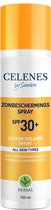Celenes by Sweden Organic Dry Touch Zonnebrand SPF30+ - Zonnebescherming - Alle Huidtypen - 150ml