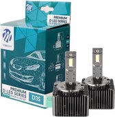 D3S LED SET - Plug & Play - Canbus - 30000 Lumen 6000k Helder - +260% licht - LED CSP Chips - 2 stuks