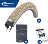 Fietsband - Schwalbe - Buiten- & binnenband - Delta Cruiser Plus & SV17E - 28 inch x 1.40 - 2.00 - 40 mm - Met plaksetje