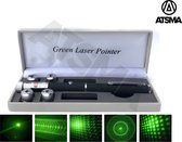 Pointeur laser vert - très puissant - pointeur laser de haute qualité - faisceau vert - 5 capsules de chiffres