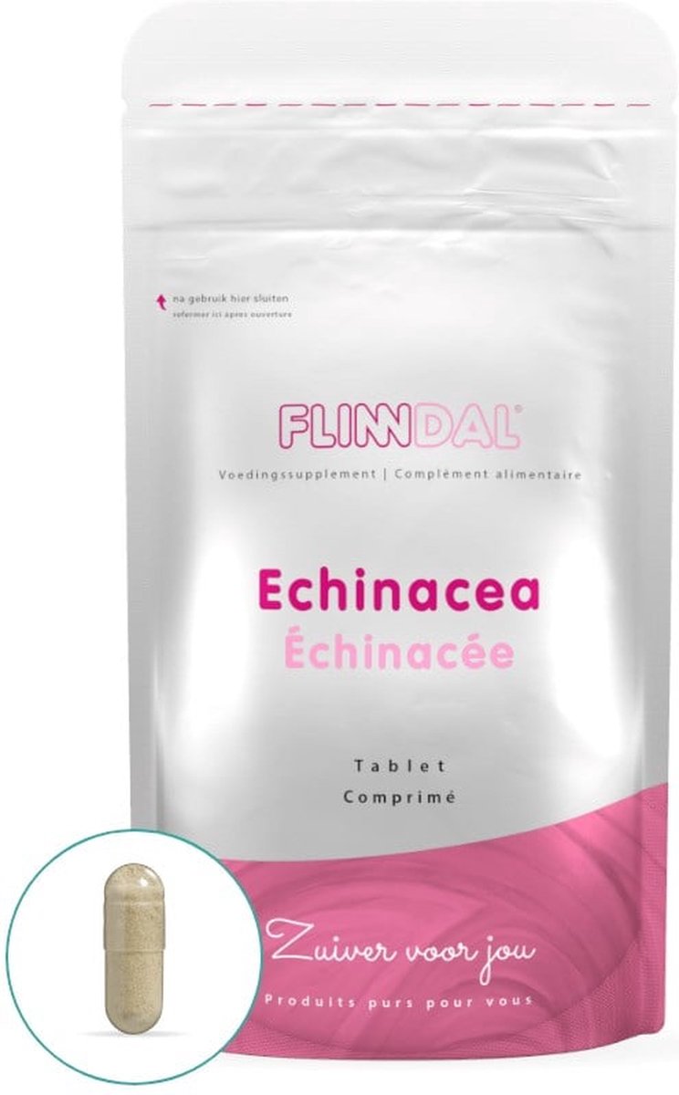 Goedkoopste Flinndal Echinacea Tabletten - Voor Goede Weerstand - Ondersteunt Immuunsysteem - 90 Tabletten