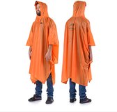 NatureHike nieuwe drie-in-één poncho ornage （20d）
