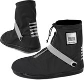 Couvre-chaussures Zwart avec bande réfléchissante pour faible pluie (Shoe Cover) de Perletti M