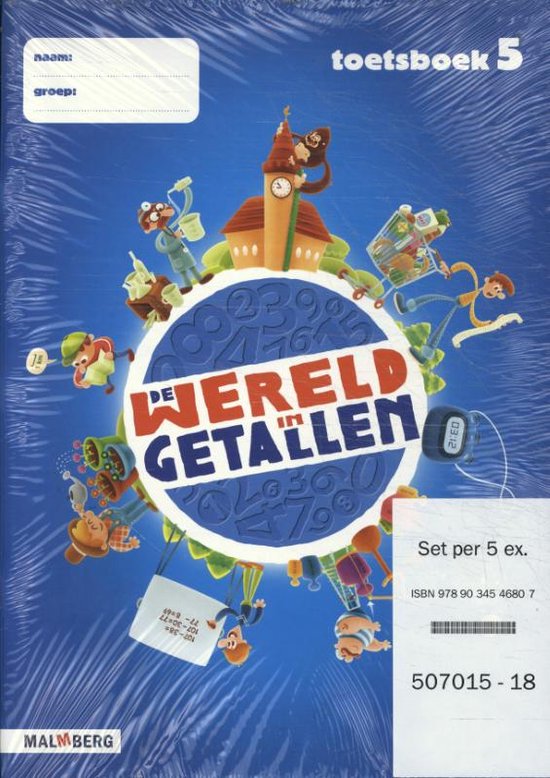 De wereld in getallen (set 5 ex) 5 toetsboek 9789034546807 Sjoerd Huitema Boeken