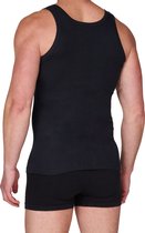HL-tricot heren onderhemd zwart - 100% Katoen - S