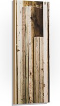 Hout - Wand van Dunne Houten Panelen - 40x120 cm - 9 mm dik - Foto op Hout (Met Ophangsysteem)