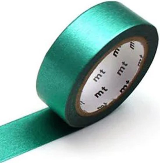 Washi Tape Groen met glans - MT masking tape, 7m series: green (high brightness)
