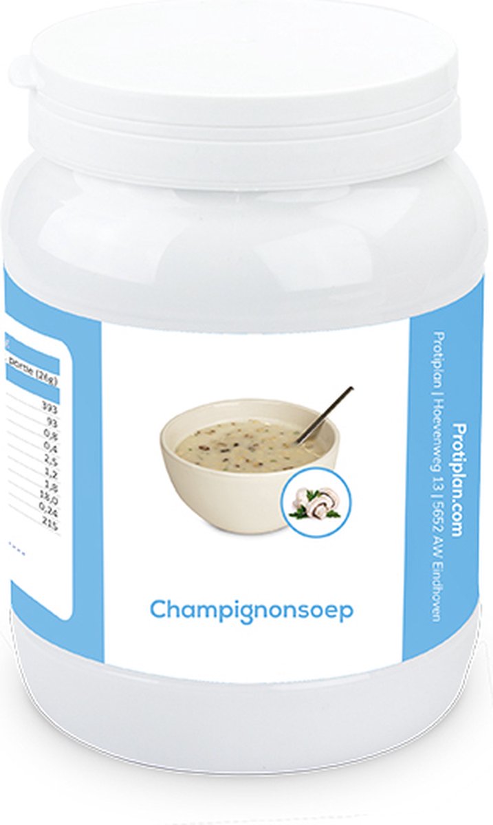 Goedkoopste Protiplan | Voordeelpot Champignonsoep | 1 x 450 gram | Eiwitrijk | Afvallen met gezond en lekker eten!