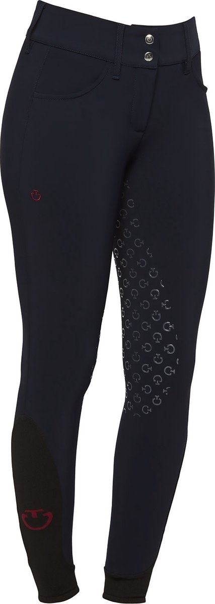 Cavalleria Toscana Dames American Full Grip Classic Hoge Taille Rijbroek XS Navy