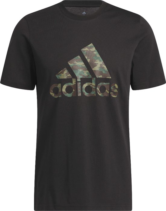 Adidas Shirt Camo Short Sleeve Heren - Maat L | bol
