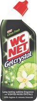 WC Net Toiletreiniger Gelcrystal - Citrus Fresh 750ml - Langdurige Frisse Geur – Hygiëne – Verwijdert Kalk