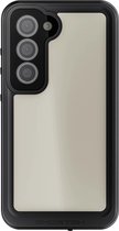 Samsung Galaxy S23 Hoesje - Ghostek - Nautical Slim Serie - Hard Kunststof Backcover - Transparant / Zwart - Hoesje Geschikt Voor Samsung Galaxy S23
