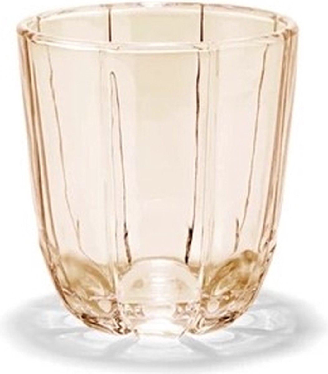 Lily waterglas 32cl set van 2 toffee rose