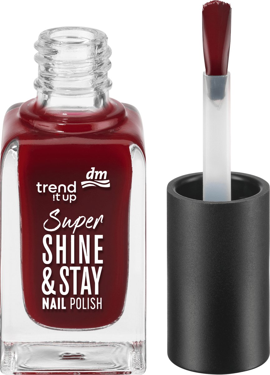 trend !t up Nagellak Super Shine & Stay Dark Red 890, 8 ml