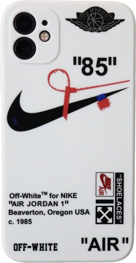Coque iPhone 12 Nike Air Jordan x Off- White – Wit | bol.com