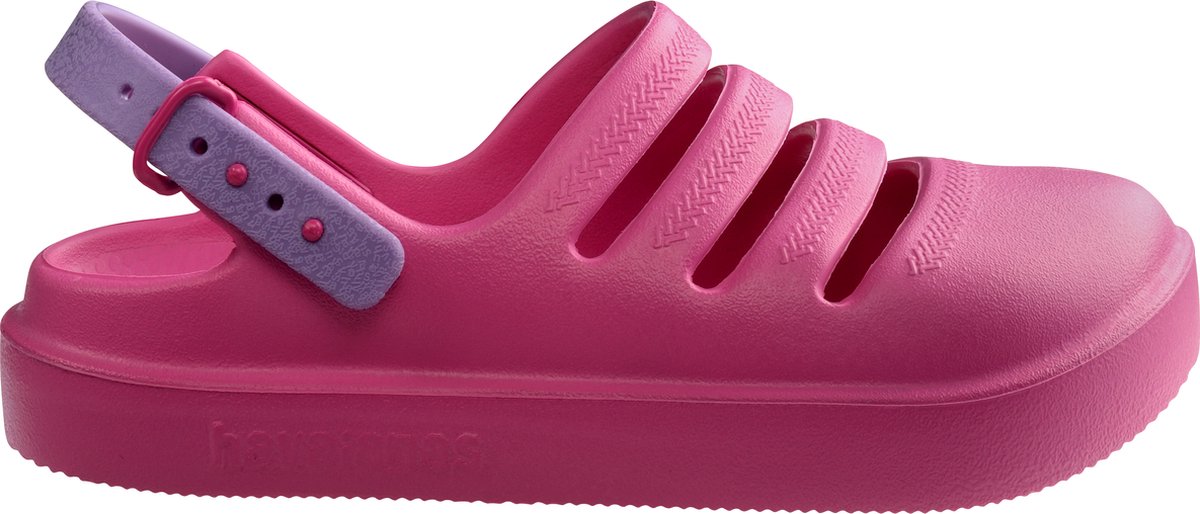 Havaianas Kids Clog Meisjes Slippers - Roze/Paars - Maat 33/34