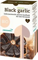 Cressana Black Garlic - gefermenteerde zwarte knoflook BIO - 60 vegan capsules