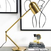 Sleek Tafellamp - Goud - Verstelbaar en Stijlvol