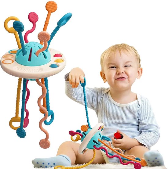 Baby Speelgoed - Montessori - Sensorisch speelgoed - Ontwikkeling - Fijne  Motoriek... | bol.com