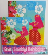 Oma Kleindochter Cadeau Set - Huiswerk Set - Schriften A4 en A5 Gelinieerd - Linialen Geweldige Kleindochter - School - Hobby - Cadeau Tip