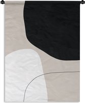 Wandkleed - Wanddoek - Vormen - Abstract - Design - 120x160 cm - Wandtapijt