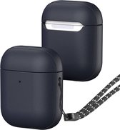 Dux Ducis - Hoes geschikt voor Airpods 1/2 - Plen Series Airpods 1/2 Case - Zwart