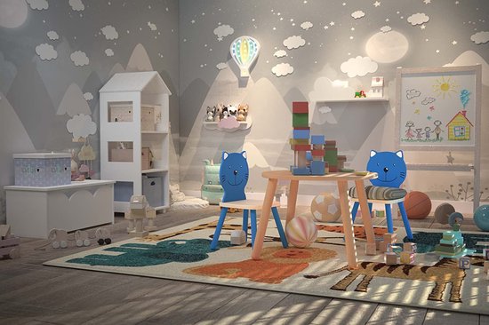 Pintoy kinderstoel poes - Kinderstoeltje kind - stoel kind - houten stoeltje peuter - houten stoeltje kind - Kinderzetel - stoel kat van Pintoy — afbeelding 5