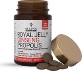 BEE&YOU Plus Immune Booster Supplement - met Propolis + Royal Jelly + Ginseng - Natuurlijke boost voor je Immuunsysteem - Ultra Potency - 60 tabletten