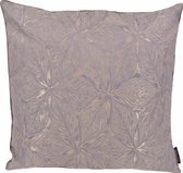 Sierkussen Velvet Purple Flower | 45 x 45 cm | Velvet/Polyester