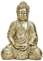 Statue de Bouddha argent antique 41 cm - Décoration jardin / Accessoires pour la maison Statues de Bouddha
