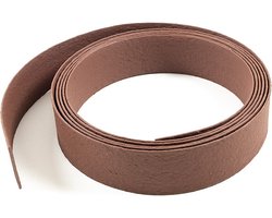 Black Beauty Ecolat 10 meter rol x 12 cm Bruin – afboording - afranding - tuinboording
