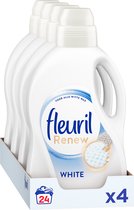 Fleuril Renew Wit - Lessive Liquide - Pack Économique - 4 x 24 Lavages