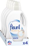 Fleuril Renew Wit - Vloeibaar Wasmiddel - Voordeelverpakking - 4 x 24 Wasbeurten