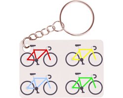 Sleutelhanger 6x4cm - Racefietsen
