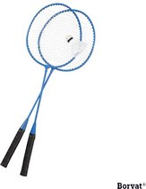 Borvat® | Badmintonset | 61 cm | Blauw | 3 delig
