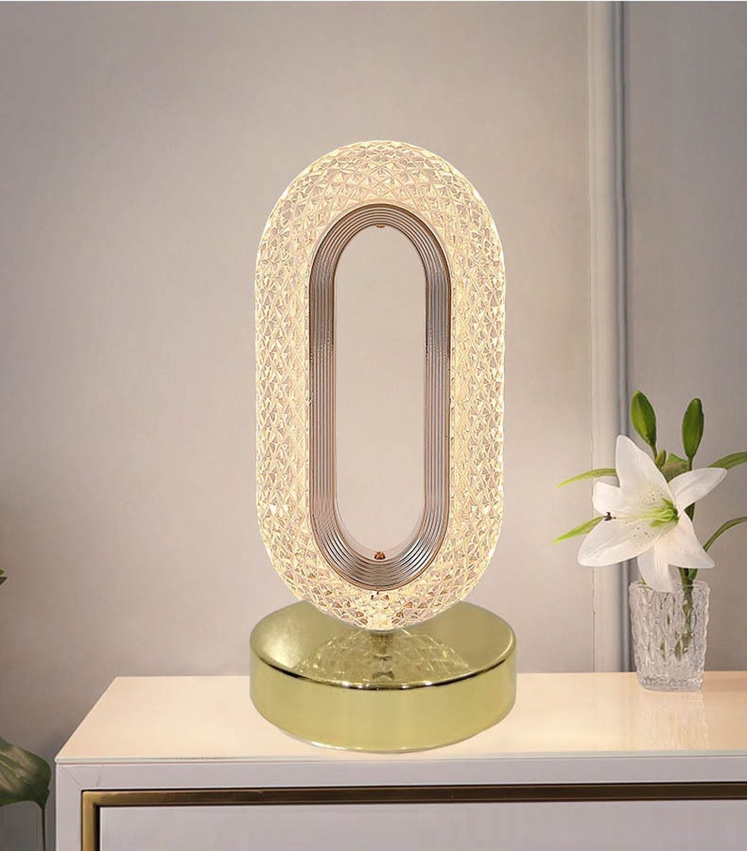 Lampe de lit Lampe de table Homepage Eclairage Salon Spiral Romantique  Chambre Moderne Décoration Lumineuse |(Argent)