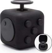Fidget Cube "Zwart" - Friemelkube - Jouets anti-stress - Haute sensibilité - Balle anti-stress pour la main
